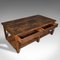 Large Antique Victorian Pine Craftsman's Table or Kitchen Island, Image 2