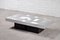 Graphic Brushed Aluminium Coffee Table, Italy, 1970s 1