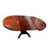 Mahogany Oval Extending Dining Pedestal Table by Garnelo 3