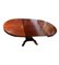 Mahogany Oval Extending Dining Pedestal Table by Garnelo, Image 3