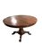 Ovaler ausziehbarer Esstisch aus Mahagoni von Garnelo 1