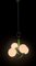 Lámpara de techo con bolas de cristal de Murano atribuida a Stilnovo, Imagen 10