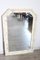 Vintage Lacquered Wood Wall Mirror 8