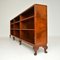 Long Antique Burr Walnut Open Bookcase, Image 11