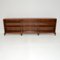 Long Antique Burr Walnut Open Bookcase, Image 1