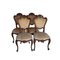 Antique French Walnut Dining Chairs, Set of 4 2