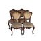 Antique French Walnut Dining Chairs, Set of 4, Image 2