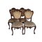 Antique French Walnut Dining Chairs, Set of 4 1