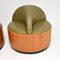 Art Deco Period Oak Conversation Seats, Set of 2, Image 5