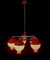 Murano Glass Chandelier Attributed to Stilnovo 9