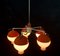 Lámpara de araña de cristal de Murano atribuida a Stilnovo, Imagen 2