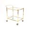 Faux Bamboo Brass Bar Cart, 1970s, Image 2