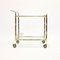 Faux Bamboo Brass Bar Cart, 1970s, Image 4