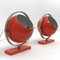 Orange Globe Saba Table Lamps from Stilux Milano, 1960s, Set of 2 1