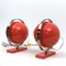 Orange Globe Saba Table Lamps from Stilux Milano, 1960s, Set of 2 6