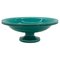 Green Ceramic Centerpiece or Fruit Bowl from Vietri, Italy, 1970s 1