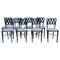 Model 969 Chairs by Gio Ponti for Monrtina, Italy, 1950s, Set of 8 1