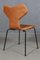 Sedia da pranzo modello 3130 Grand Prix di Arne Jacobsen per Fritz Hansen, Immagine 6