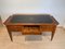 French Walnut and Embossed Leather Desk, France, 1820s 18