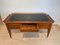 French Walnut and Embossed Leather Desk, France, 1820s, Image 18