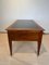 French Walnut and Embossed Leather Desk, France, 1820s 8