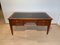 French Walnut and Embossed Leather Desk, France, 1820s 2