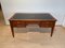 French Walnut and Embossed Leather Desk, France, 1820s, Image 2