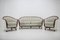 Living Room Set in the Style of Gio Ponti, Italy, 1950s, Set of 3 2