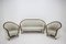 Living Room Set in the Style of Gio Ponti, Italy, 1950s, Set of 3 4