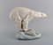 Grande Figurine Ours Polaire Art Déco en Porcelaine, Tchécoslovaquie 5