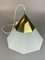 Glass Ceiling Lamp from Limburg, 1970s, Image 8