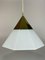 Glass Ceiling Lamp from Limburg, 1970s, Image 1