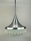 Lampe Bulle en Chrome et Verre, 1960s 1