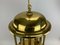 Large Brass Ceiling Lamp, 1970s 9