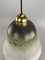Lámpara colgante de vidrio de Peill & Putzler, años 60, Imagen 4