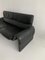 DS2011 Sofa in Black Leather from De Sede, 1980s 3