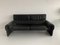 DS2011 Sofa in Black Leather from De Sede, 1980s 5
