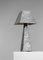 French Brutalist Desk or Side Lamp in Zinc, 1980s 2