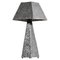 French Brutalist Desk or Side Lamp in Zinc, 1980s 1