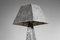 French Brutalist Desk or Side Lamp in Zinc, 1980s 6