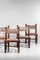 Brazilian Chairs in Leather and Solid Wood, 1960s, Set of 6 10