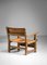 Skandinavische Armlehnstühle aus Massivholz im Safari Stil, 2er Set 2