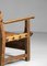 Skandinavische Armlehnstühle aus Massivholz im Safari Stil, 2er Set 3