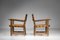 Scandinavian Solid Wood Safari Style Armchairs, Set of 2 13