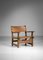 Scandinavian Solid Wood Safari Style Armchairs, Set of 2 11