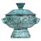 Blue Ceramic Tureen from Robert Picault Vallauris, Image 1