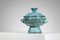 Blaue Keramik Terrine von Robert Picault Vallauris 3
