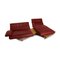 Red Leather Mary Corner Sofa from Koinor 3
