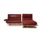 Red Leather Mary Corner Sofa from Koinor 10