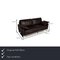 Dark Brown Leather Ego 2-Seat Sofa by Rolf Benz 2